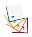 Lot de 4 Serviettes de Table Yucatan 40x40cm Blanc-1