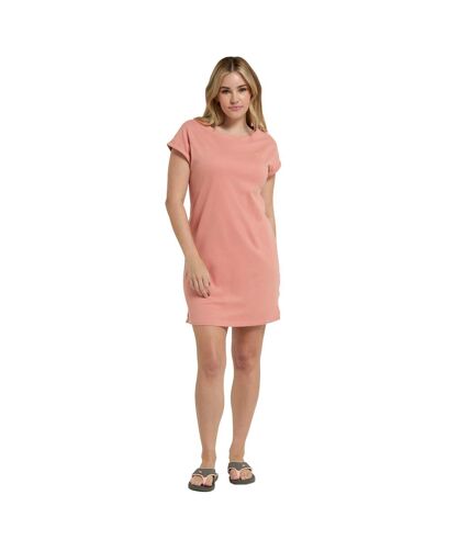 Animal Womens/Ladies Holly Jersey Natural Casual Dress (Coral) - UTMW3044