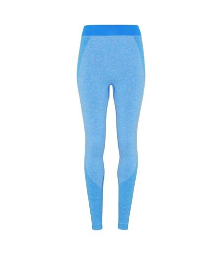 Legging pour femme multi-sports coupe 3D sans coutures - TR212 - bleu saphir