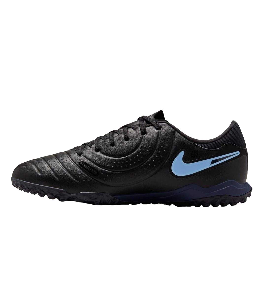Unisex Adult Tiempo Legend 10 Leather Turf Training Football Boots Black Nike-2
