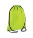 Budget Drawstring Bag One Size Lime Bagbase-1