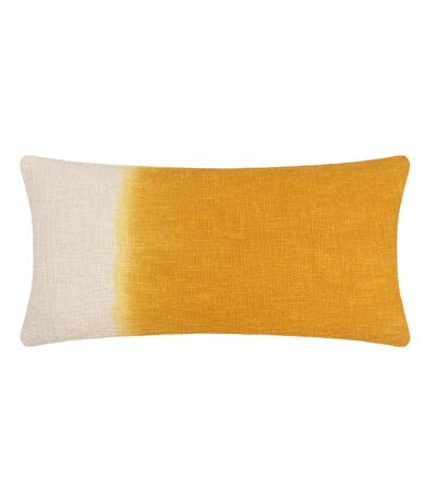 Mizu rectangular dip dye cushion cover 65cm x 30cm ochre Furn