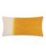 Mizu rectangular dip dye cushion cover 65cm x 30cm ochre Furn