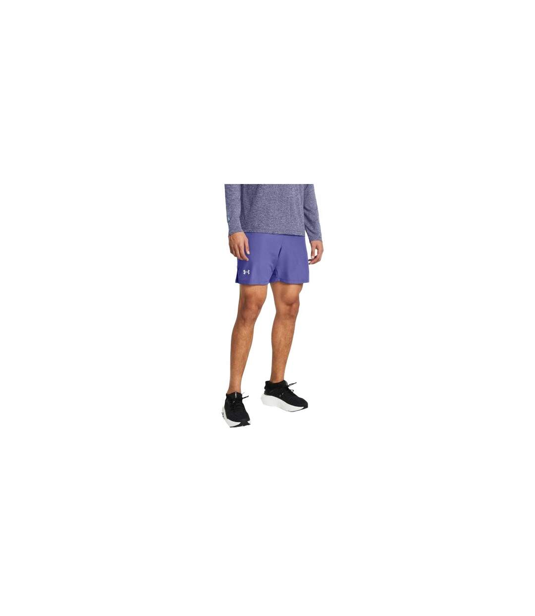 Short De Course Launch Homme Violet Under Armour-1