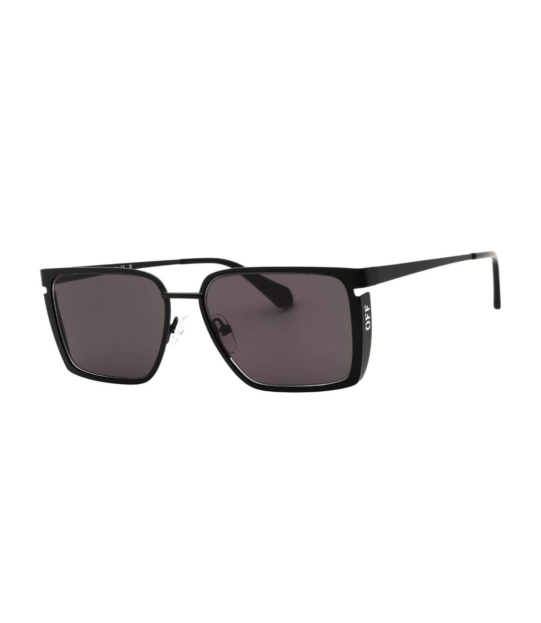 Lunettes De Soleil Yoder Homme Taille Unique Noir Gris Foncé Off White-2
