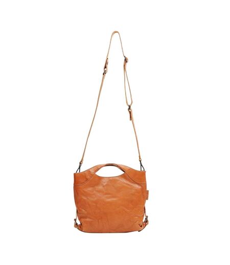 Mrs. Peach Crumble Leather Crossbody Bag One Size Caramel Aunts & Uncles