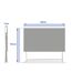 Table de jardin pliante rectangulaire 6 places GREENSBORO - Vert olive-3