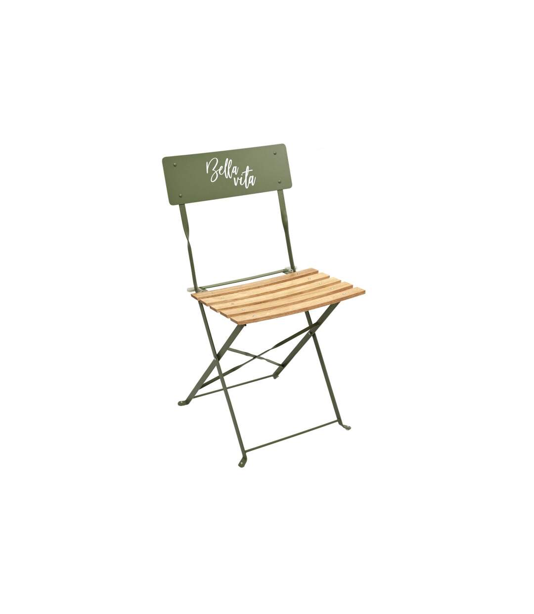 Lot de 2 Chaises Pliantes Bella Vita 81cm Kaki