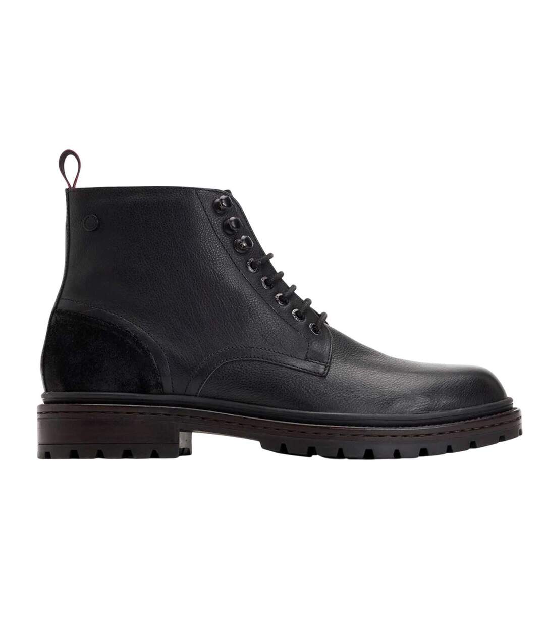 Bottines Dettori Homme Noir Base London-3
