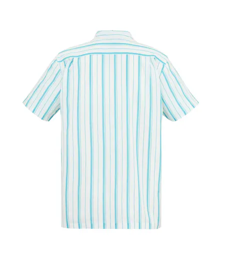 Chemise Motif/style Rayé Hadlin Homme Blanc Bleu De Gris Regatta
