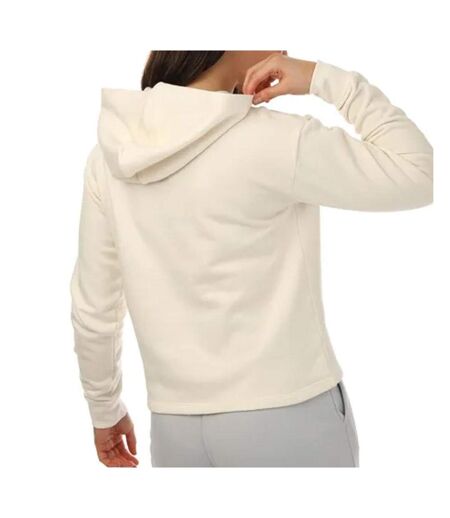 Sweat à Capuche Écru Femme Adidas Cropped HE6885 - 14A