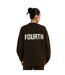 Sweat Motif/style Logo Brodé Femme Marron 4th & Reckless-4