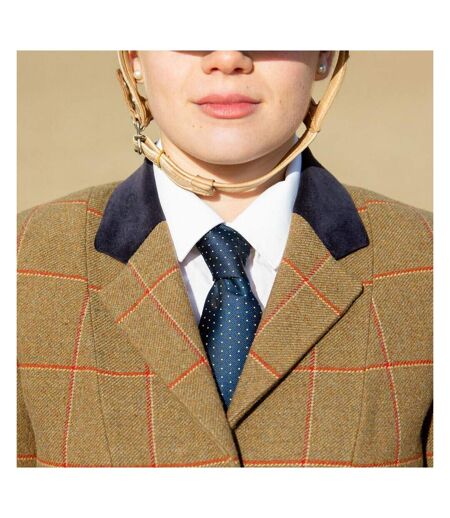 Childrens/kids Spotted Show Tie One Size Navy Gold Supreme Products