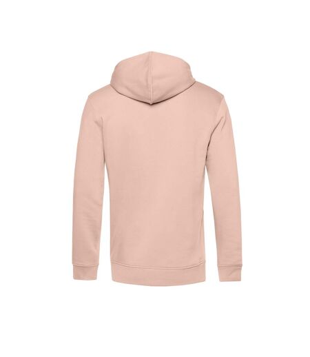 B&C Mens Organic Hooded Sweater (Soft Rose)