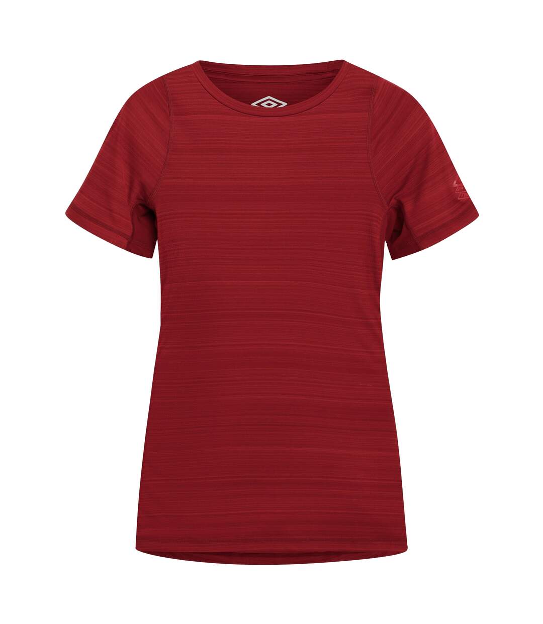 Womens/ladies pro marl polyester training t-shirt sundried tomato Umbro-1