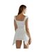 Robe Patineuse Motif/style Mini Femme Blanc Narrated-3