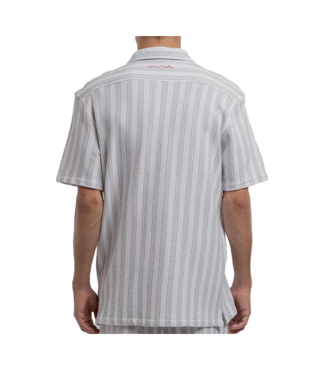 Chemise ecru/verte homme teddy smith akuma-2