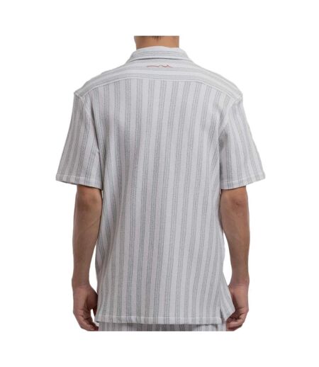 Chemise ecru/verte homme teddy smith akuma
