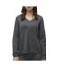 Pull gris foncé femme vero moda crew-1