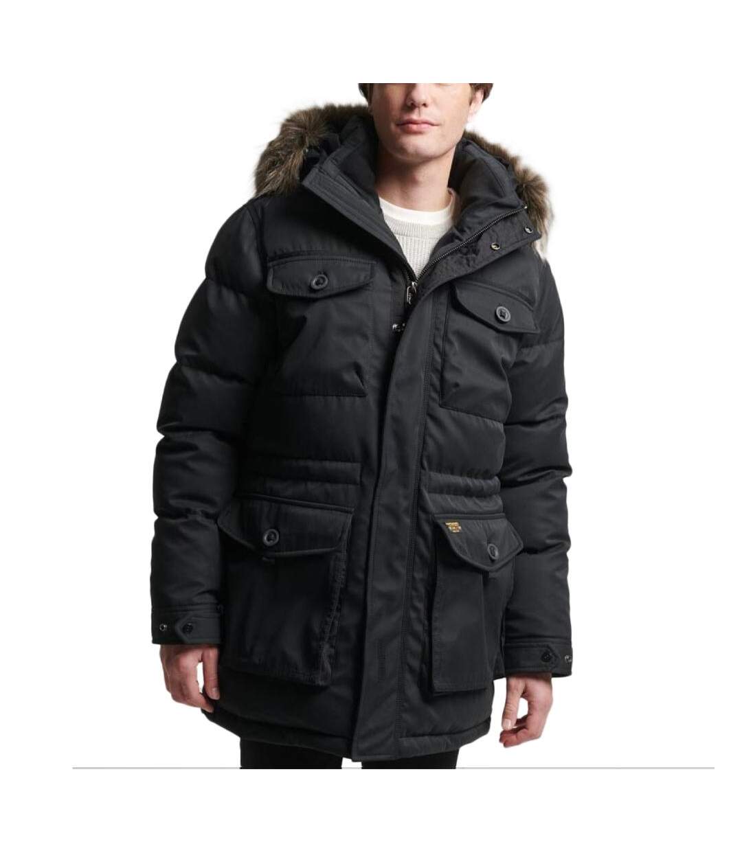 Parka Noir Homme Superdry Chinook - 3XL-1