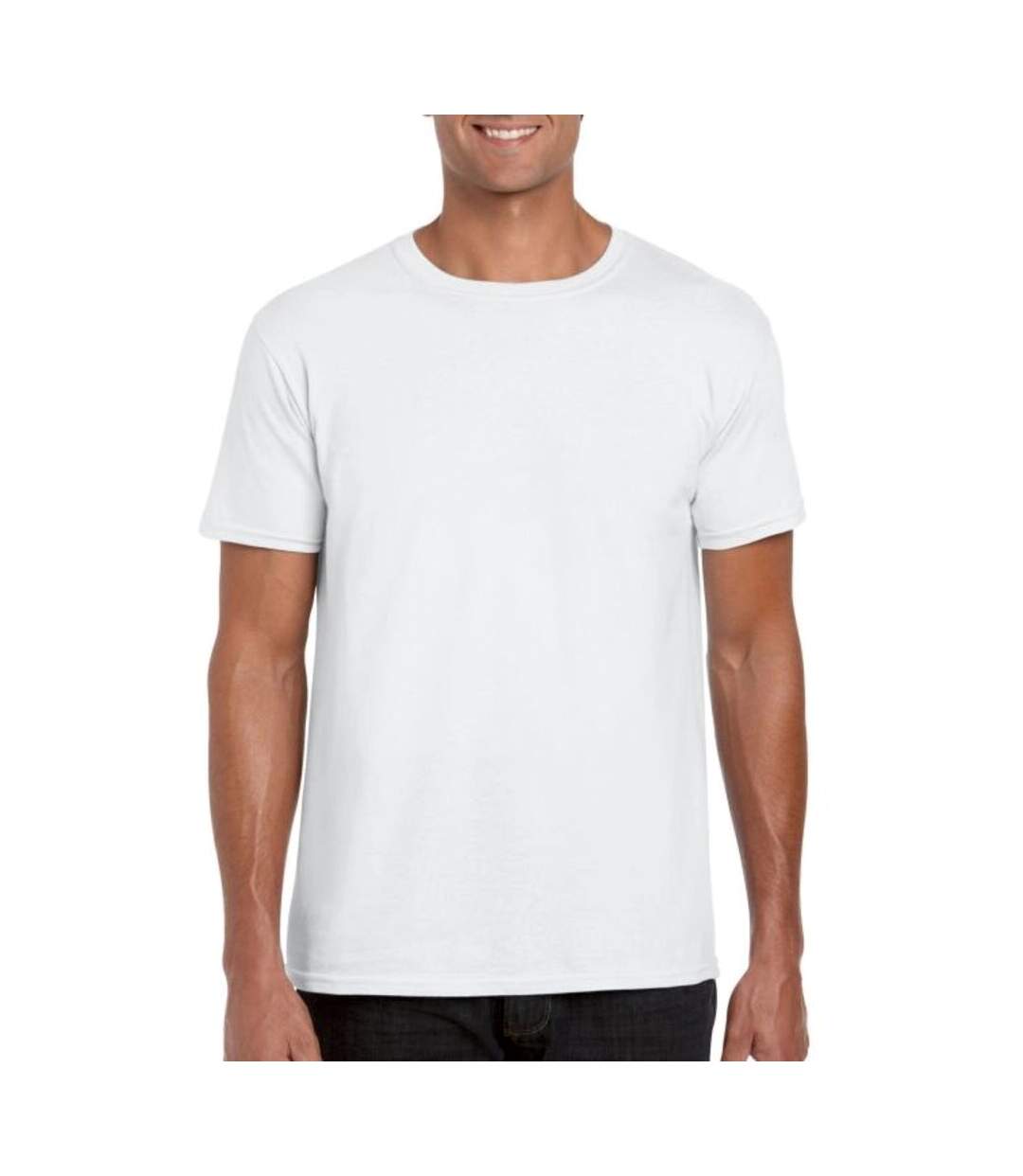 T-shirt manches courtes softstyle homme blanc Gildan