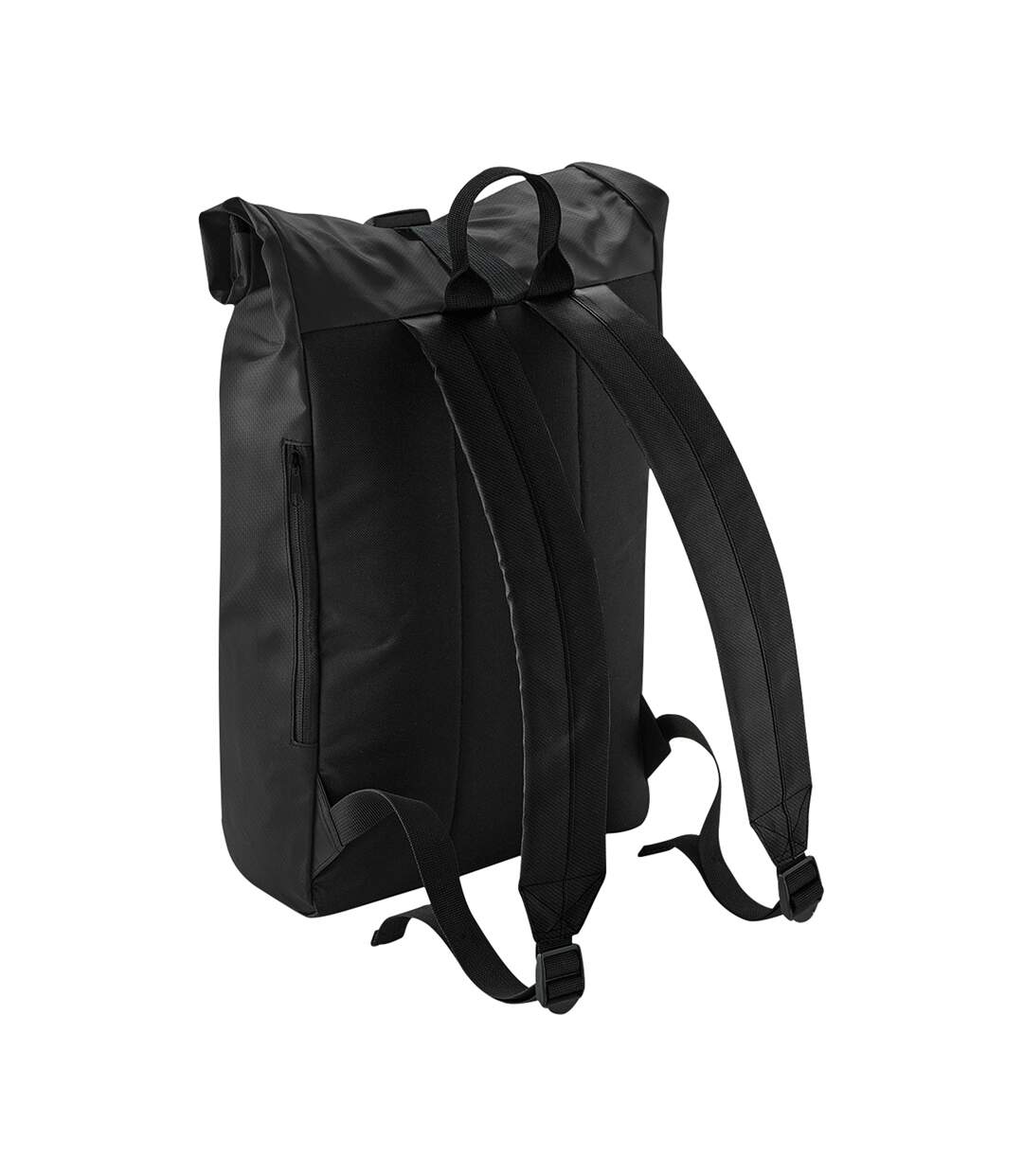 Sac À Dos Motif/style Haut À Rouler Tarp Taille Unique Noir Bagbase-2