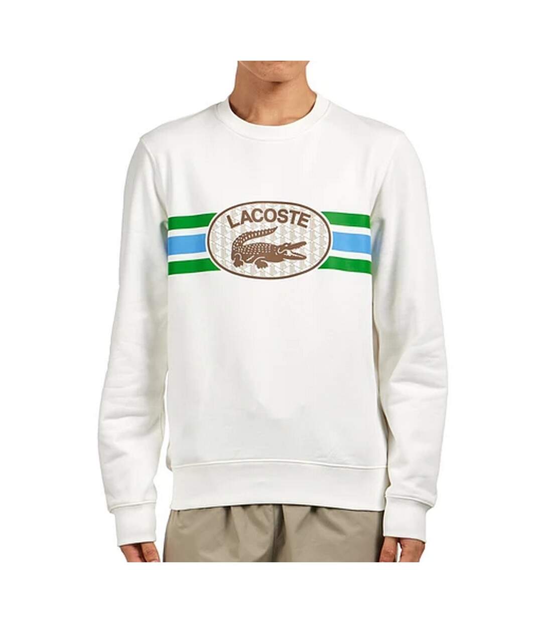 Sweat Homme Crème Lacoste-4