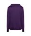 Womens/ladies Animal Print Track Jacket Purple Puma-2