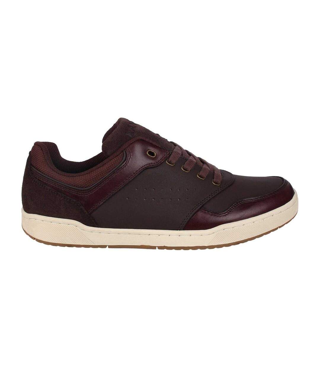 Mens Canary Leather Trainers Brown Kangol-1