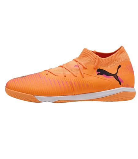 Mens Future 8 Match Flat Indoor Football Shoes Heat Fire Pumice Puma