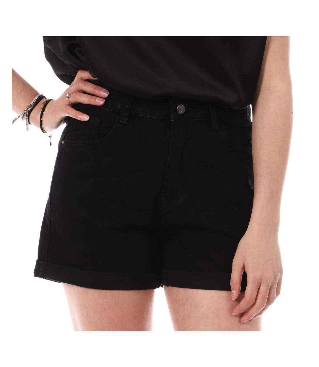 Short Noir Femme My Tina's Court - M-1