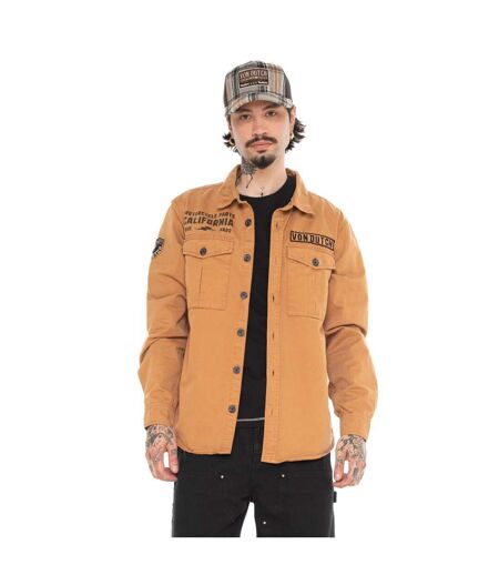 Surchemise homme en twill avec poches print et écussons Kust Vondutch