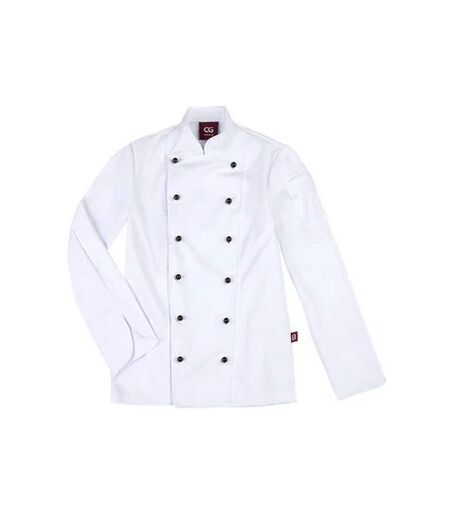 Veste de cuisinier rimini femme blanc CG Workwear