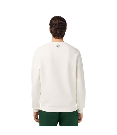Unisex Adult Sportsuit Rolandgarros Sweatshirt Cream Lacoste