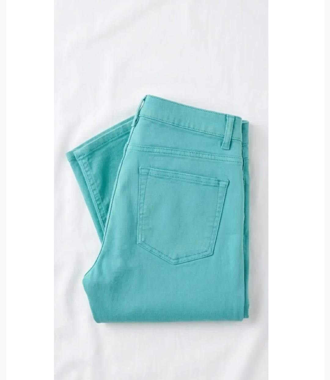 Pantalon Ultra Stretch Bleu Aqua – Effet Jean & Confort Absolu-4