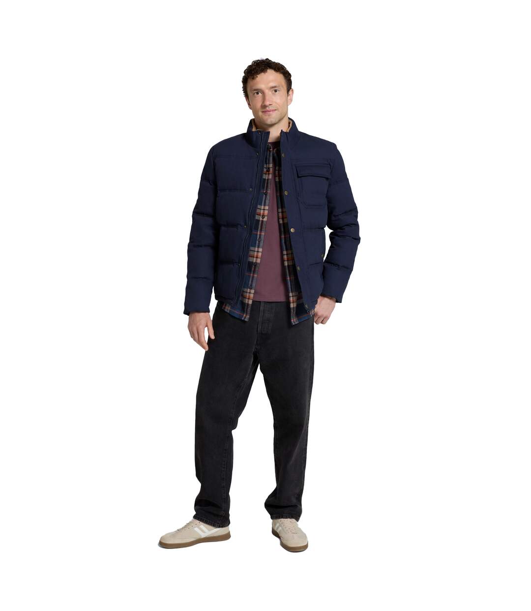 Doudoune matelassée fistral homme bleu marine Mountain Warehouse-3