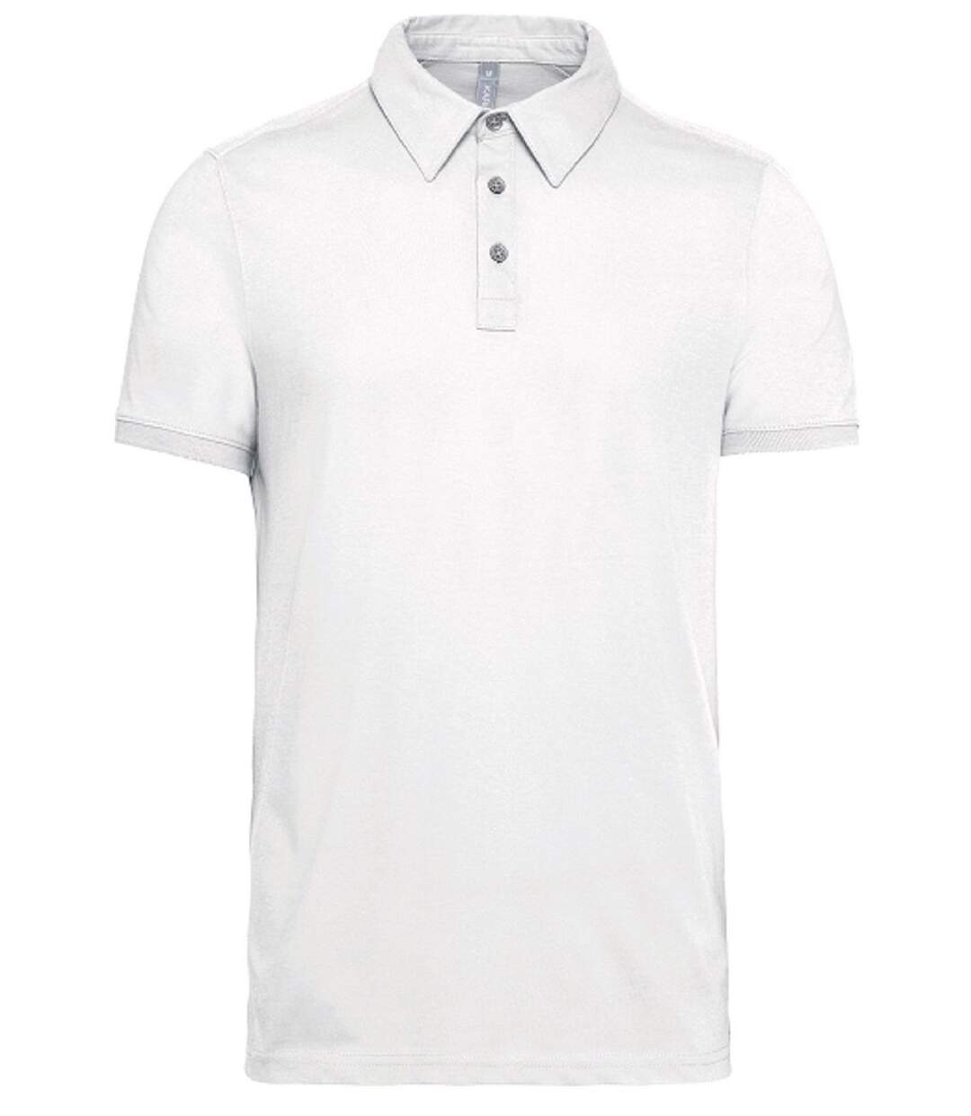 Polo jersey manches courtes - Homme - K262 - blanc