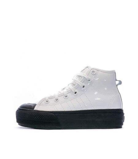 Baskets blanc/noir femme adidas adidas nizza