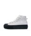 Baskets blanc/noir femme adidas adidas nizza-1