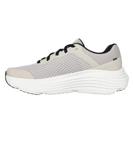 Mens cushioned trainers taupe/black Skechers