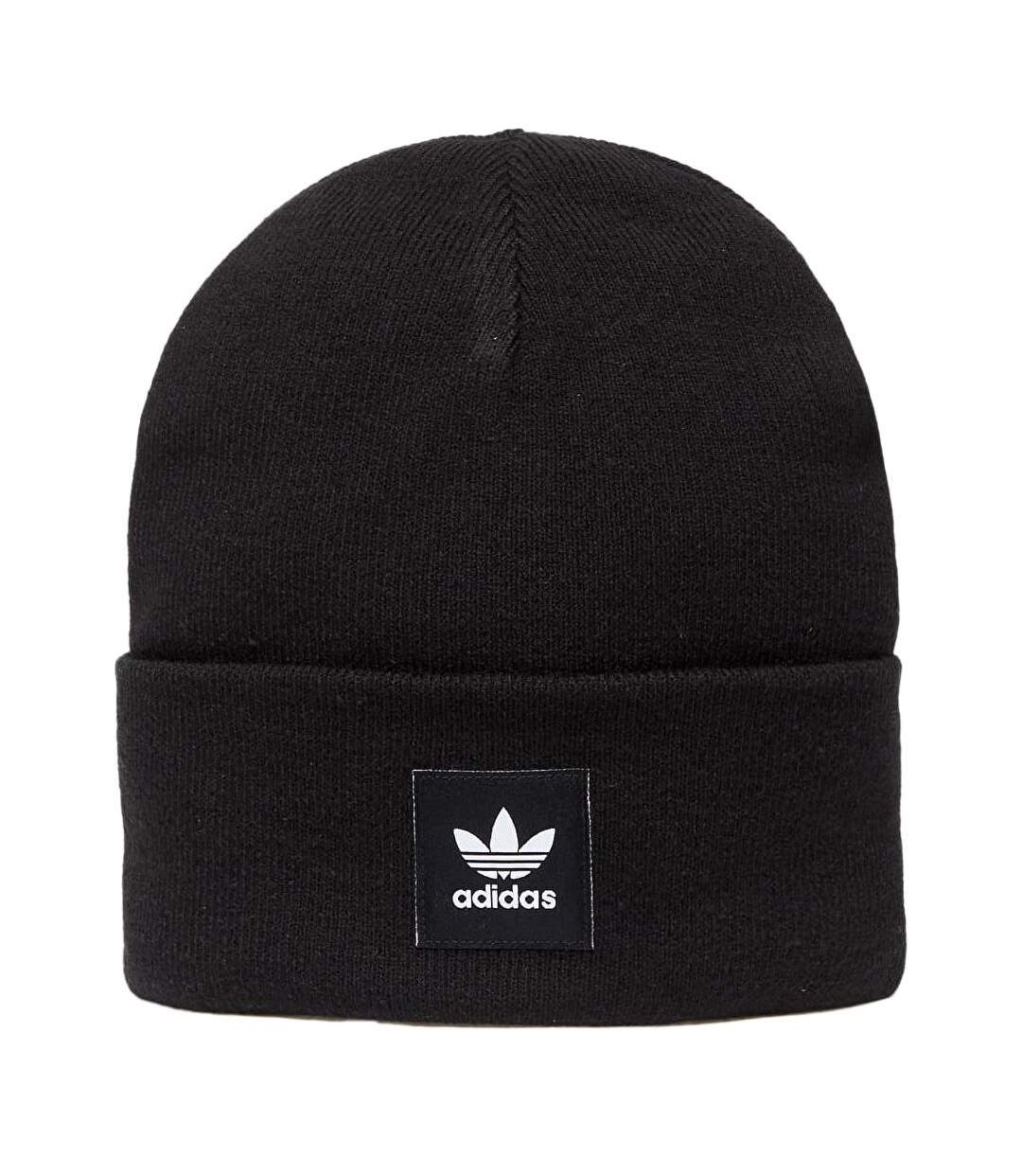 Bonnet noir homme adidas cuff-1