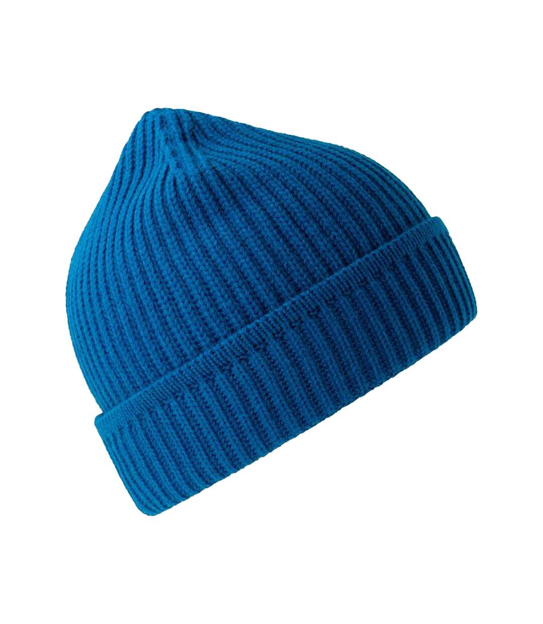 Unisex adult maple ribbed recycled beanie royal blue Atlantis-3