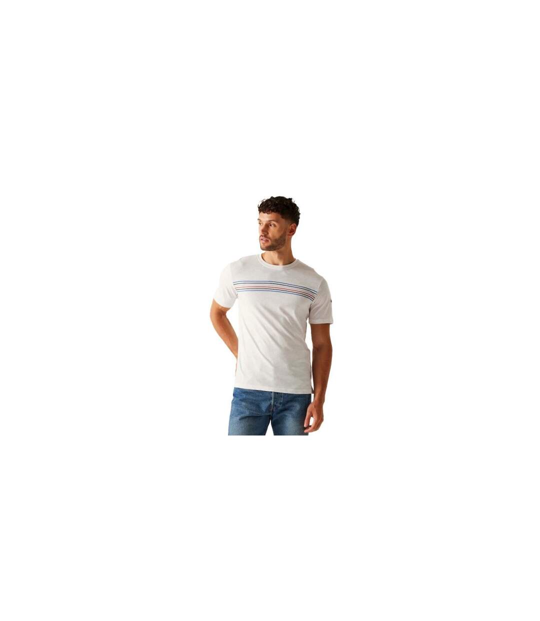 T-shirt Ravia Homme Blanc Regatta-1
