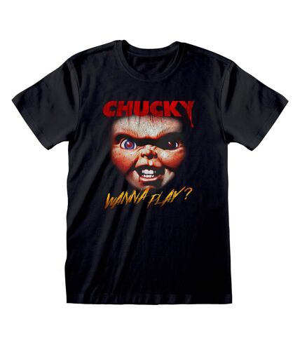 Childs Play - T-shirt CHUCKY - Adulte (Noir) - UTHE650