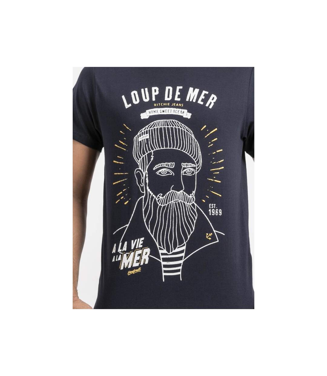 T-shirt manches courtes pur coton JEPASTEL-3