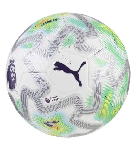 Unisex Adult Geometric Pattern Match Football 4 White Green Puma