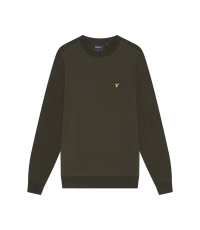 Mens hybrid sweatshirt olive Lyle & Scott