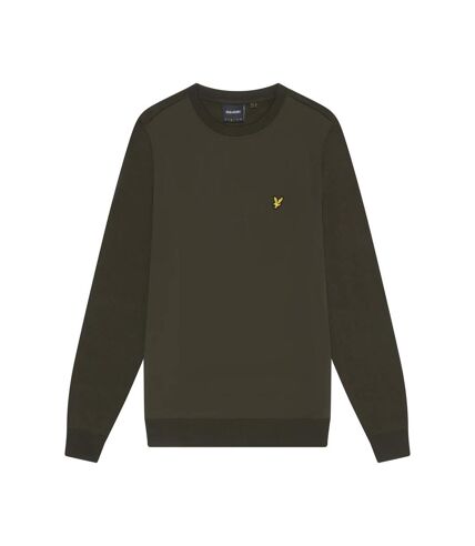 Mens hybrid sweatshirt olive Lyle & Scott