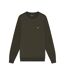 Mens hybrid sweatshirt olive Lyle & Scott