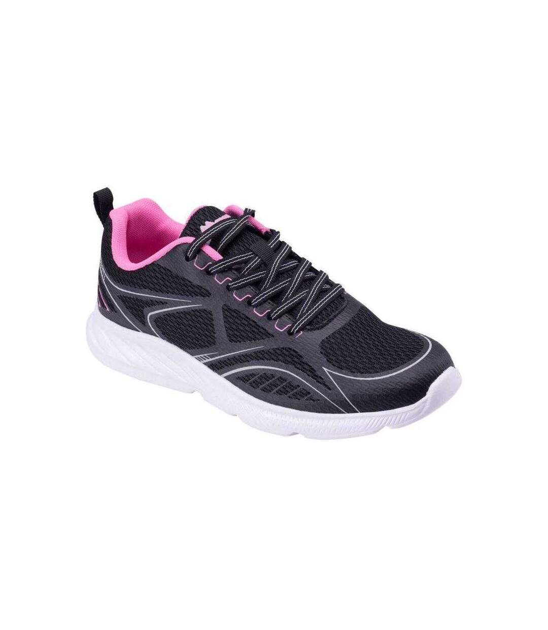 Chaussures Course À Pied Runie Femme Noir Rose Martes-1